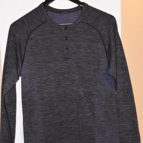 lululemon metal vent tech  henley - Picture 1 of 8